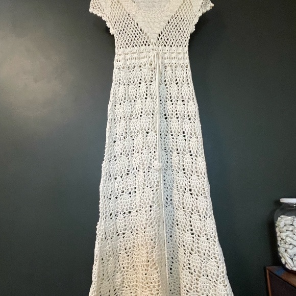 meskita Dresses & Skirts - FINAL WEEK Meskita crochet maxi knotted designer dress small